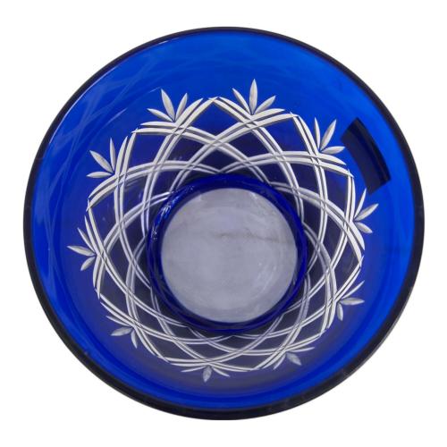 大塚硝子 (オオツカガラス) 江戸切子 オールドペア 重ね矢来