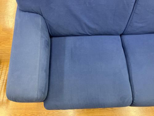 2人掛けソファー ブルー