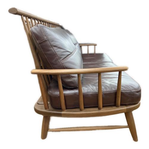 ミキモク 3人掛けソファー ブラウン