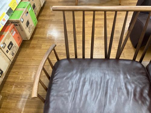 ミキモク 3人掛けソファー ブラウン