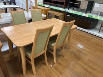 karimoku (カリモク) ダイニング5点セット ナチュラル×グリーン Direttore