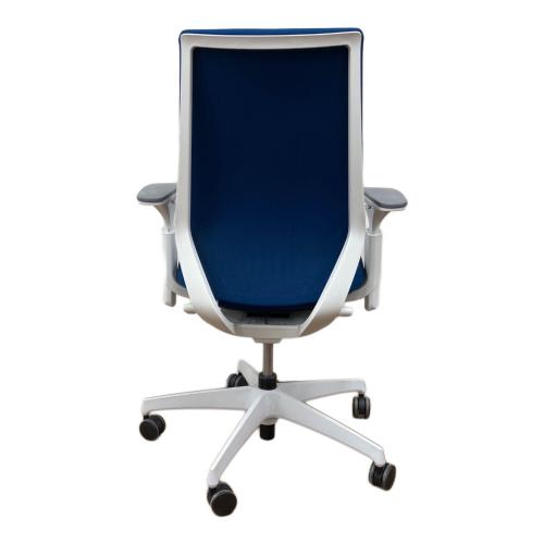 KOKUYO (コクヨ) ワークチェアー ブルー×ホワイト DUORA