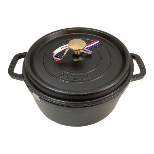 Staub (ストウブ) ピコ ココット ラウンド SIZE 24cm ブラック