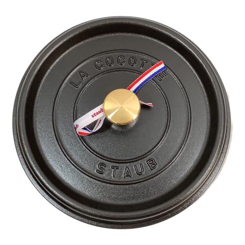 Staub (ストウブ) ピコ ココット ラウンド SIZE 24cm ブラック