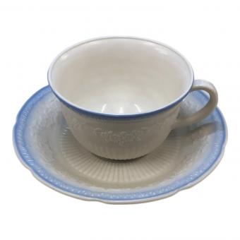 Fire King (ファイヤーキング) カップ&ソーサー  アリス　ビットロック