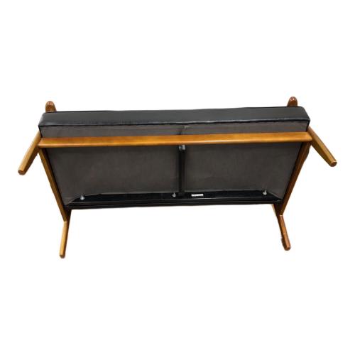 カリモク60 (カリモクロクマル) 2人掛けソファー W36173BW スタンダードブラック Kチェア2シーター