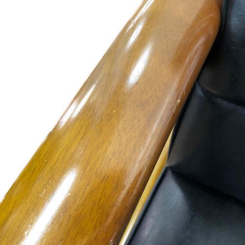 カリモク60 (カリモクロクマル) 2人掛けソファー W36173BW スタンダードブラック Kチェア2シーター