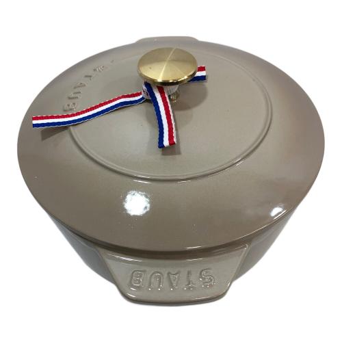 Staub (ストウブ) 両手鍋 ラ・ココット de GOHAN L ベージュ