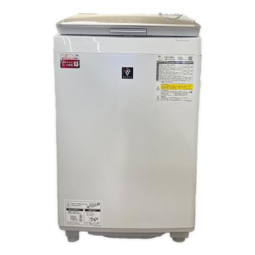 SHARP (シャープ) 縦型洗濯乾燥機 ES-PW8H-N 2024年製 超音波ウォッシャー付属