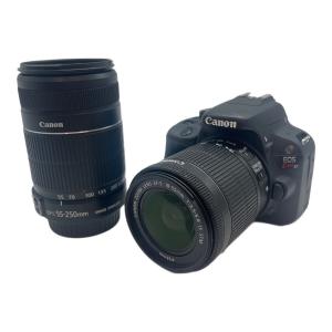CANON (キヤノン) デジタル一眼レフカメラ EOS Kiss X7 ダブルズームキット 標準ズームレンズ絞り部分ベタツキ有