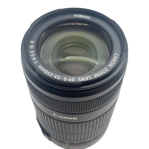 CANON (キヤノン) デジタル一眼レフカメラ EOS Kiss X7 ダブルズームキット 標準ズームレンズ絞り部分ベタツキ有