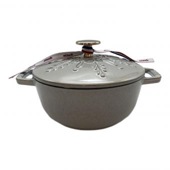Staub (ストウブ) 両手鍋 カンパーニュ 16cm グレー