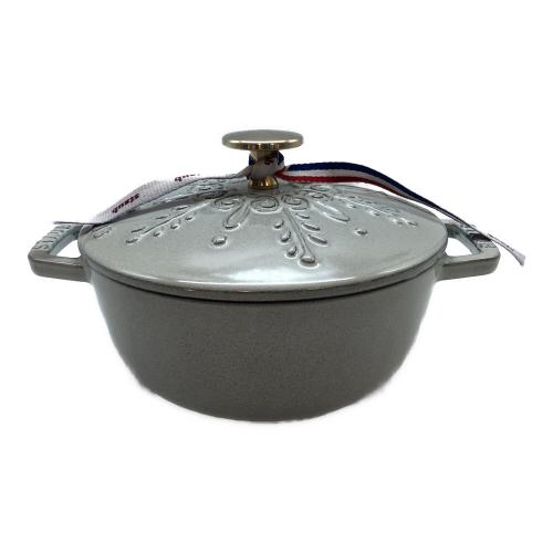 Staub (ストウブ) 両手鍋 カンパーニュ 16cm グレー