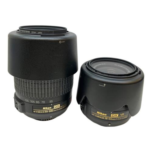 Nikon (ニコン) デジタル一眼レフカメラ ダブルズームキット 18-55mm f/3.5-5.6G/55-200mm f/4-5.6G