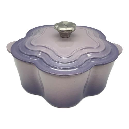 【冬セール！ルクルーゼジャポン正規品】マルミット 22 ブルーベルパープル LE CREUSET (ルクルーゼ) ココット・フルール SIZE 20cm ブルーベル