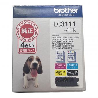 Brother (ブラザーコウギョウ) インクカートリッジ LC3111-4PK 有効期限2028年5月