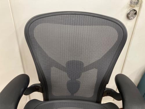 Herman Miller (ハーマンミラー) ワークチェアー アーロンチェア リマスタード グラファイトベース ポスチャーフィットフル装備 60 ブラック