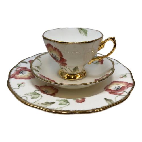 ROYAL ALBERT (ロイヤルアルバート) ティーフォーワンセット 100周年記念 1970年代 ポピー