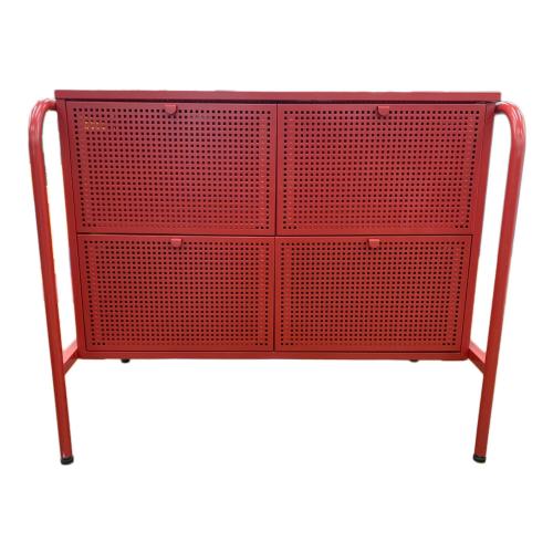 IKEA (イケア) キャビネット レッド NIKKEBY（ニッケビー）