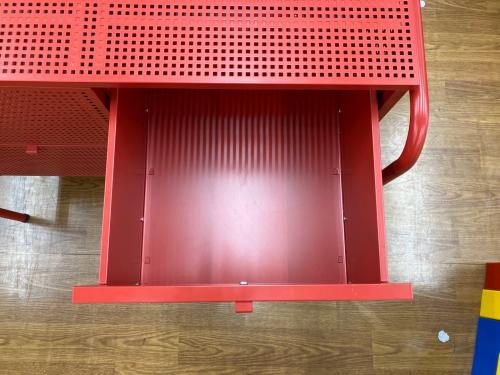 IKEA (イケア) キャビネット レッド NIKKEBY（ニッケビー）