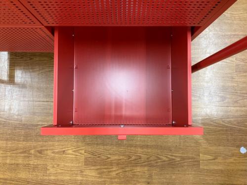 IKEA (イケア) キャビネット レッド NIKKEBY（ニッケビー）