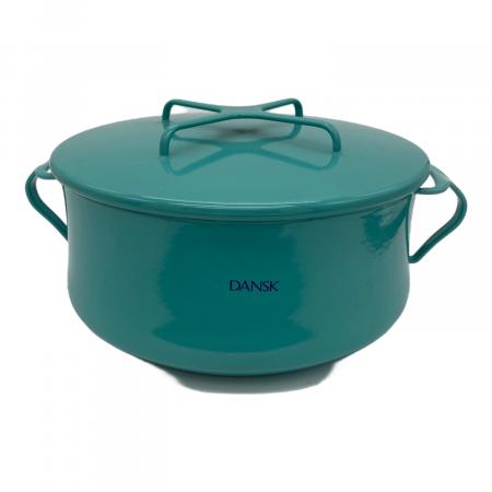 DANSK　ダンスク　両手鍋　ターコイズブルー　最終価格 DANSK (ダンスク) 両手鍋 23cm ブルー コベンスタイル2｜トレファクONLINE