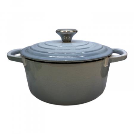 LE CREUSET (ルクルーゼ) 両手鍋 SIZE 20cm スカイブルー ココット