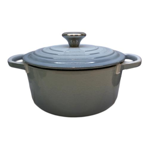 LE CREUSET (ルクルーゼ) 両手鍋 SIZE 20cm スカイブルー ココット・ロンド