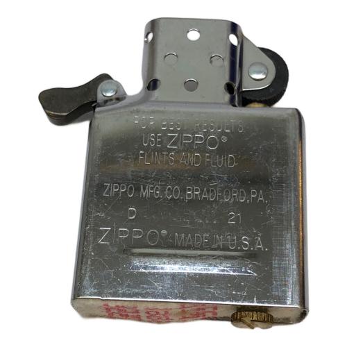 ZIPPO (ジッポ) オイルライター 2021年製 MADE IN USA オイル、フリントセット