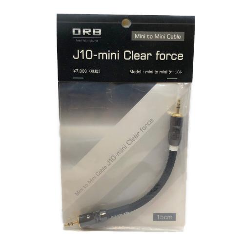 ORB (オーブ) mini to miniケーブル J10MINI-CF J10-mini Clear force 15cm 未使用品