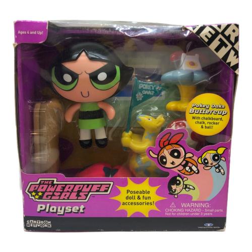 THE POWER PUFF GIRLS (パワーパフガールズ) パワーパフガールズ プレイセット バターカップ フィギュア 箱難有