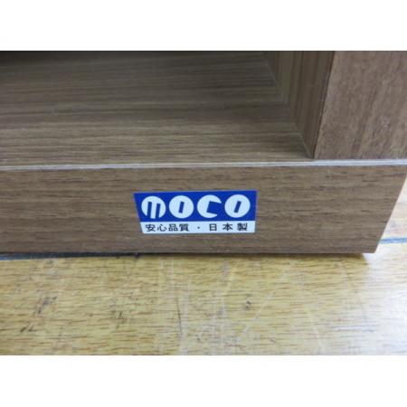 MOCO (モコ) 本棚 ナチュラル ハイタイプ　スライド式