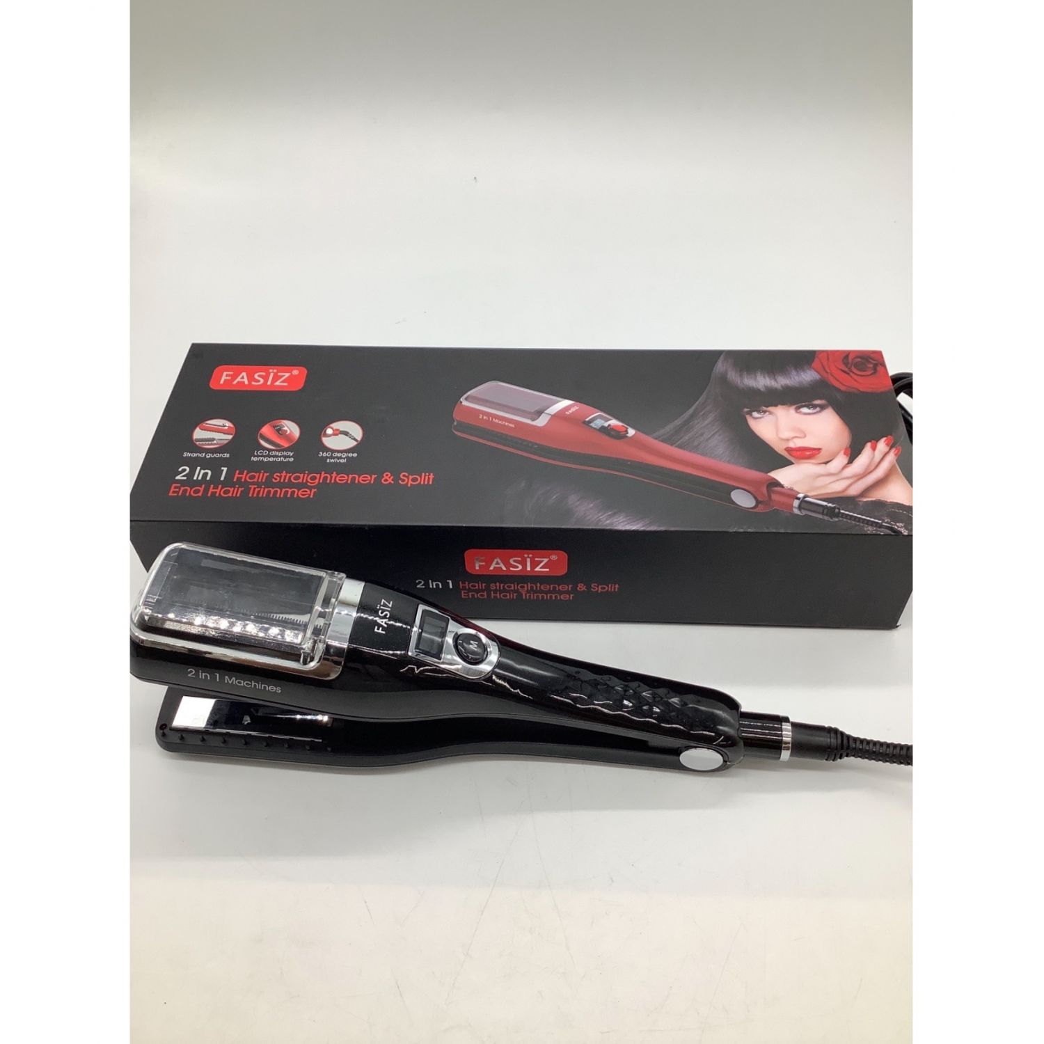 Fasiz 2in1ヘアーアイロン 枝毛カッター Fz 6616 トレファクonline Fasiz 2in1ヘアーアイロン 枝毛カッター Fz 6616 トレファクonline
