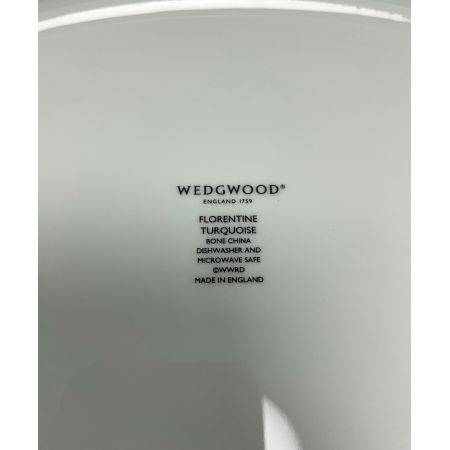 Wedgwood (ウェッジウッド) オーバルプレート30cm フロレンティーン・ターコイズ