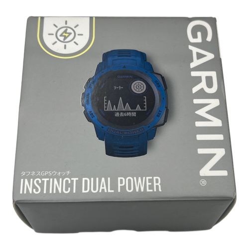 GARMIN (ガーミン) GPSアウトドアウォッチ 箱・ケーブル付 INSTINCT DUAL POWER 5VS081345