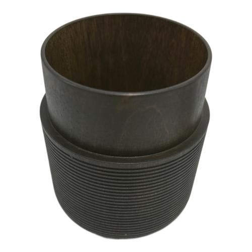 我戸幹男商店 (ガトミキオショウテン) 茶筒 山中塗 Karmi Tea Canisters for Green Tea 100g Sumi