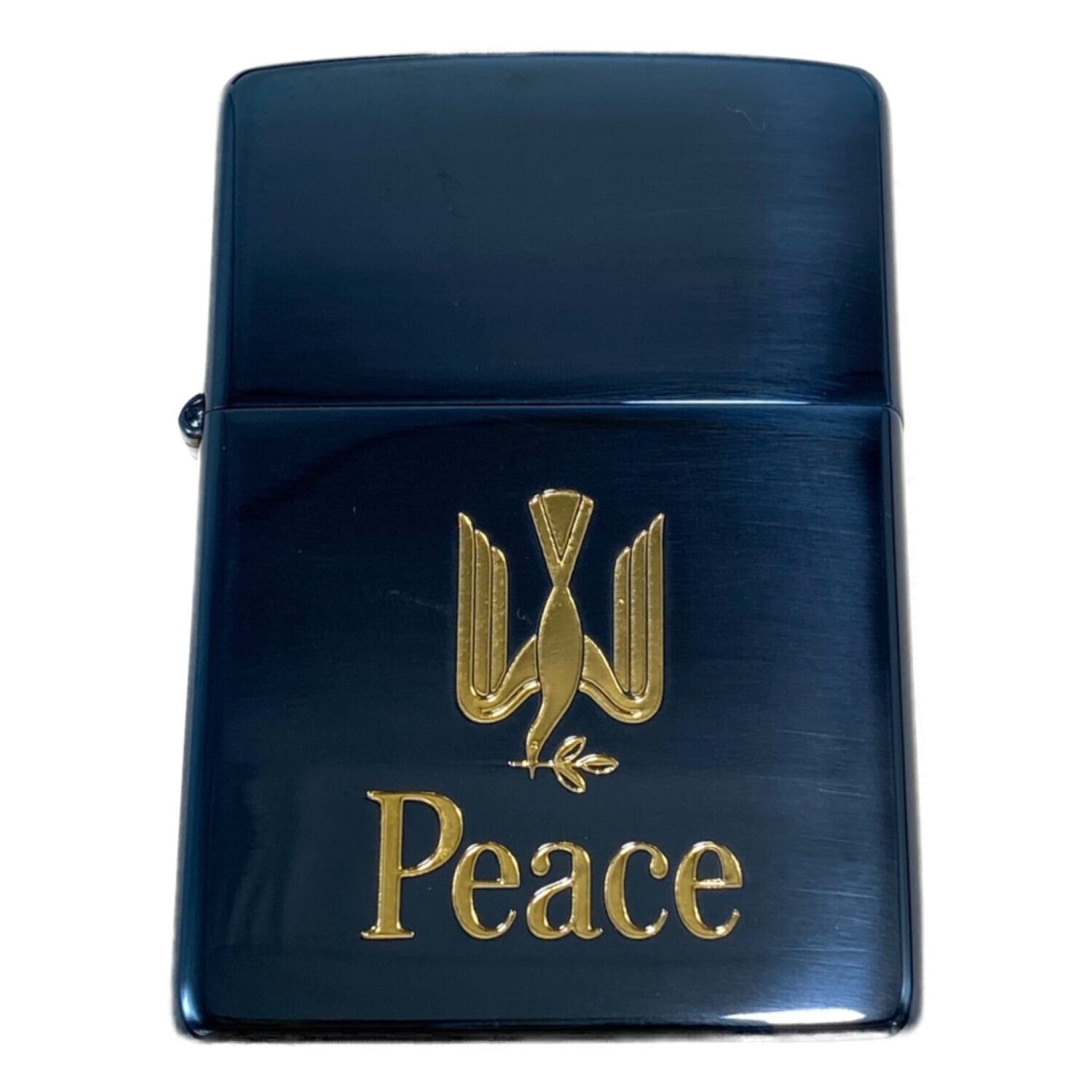 PEACE (ピース) ZIPPO 1995年5月 ブルーチタン｜トレファクONLINE