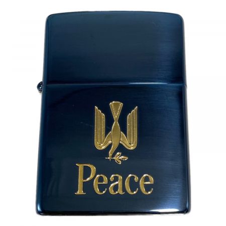 PEACE (ピース) ZIPPO 1995年5月 ブルーチタン