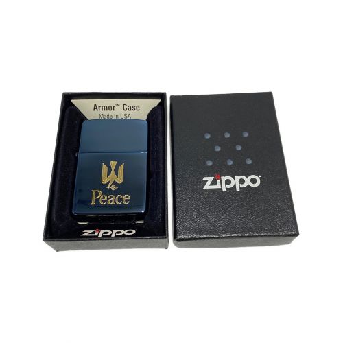 PEACE (ピース) ZIPPO 1995年5月 ブルーチタン｜トレファクONLINE