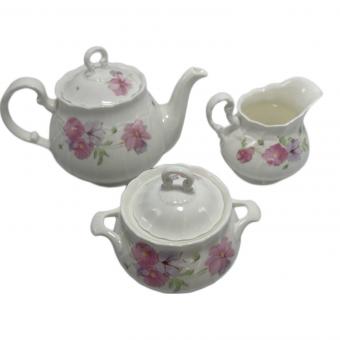 Noritake (ノリタケ) ティーセット ティーポット/シュガーポット/クリーマー STUDIO COLLECTION