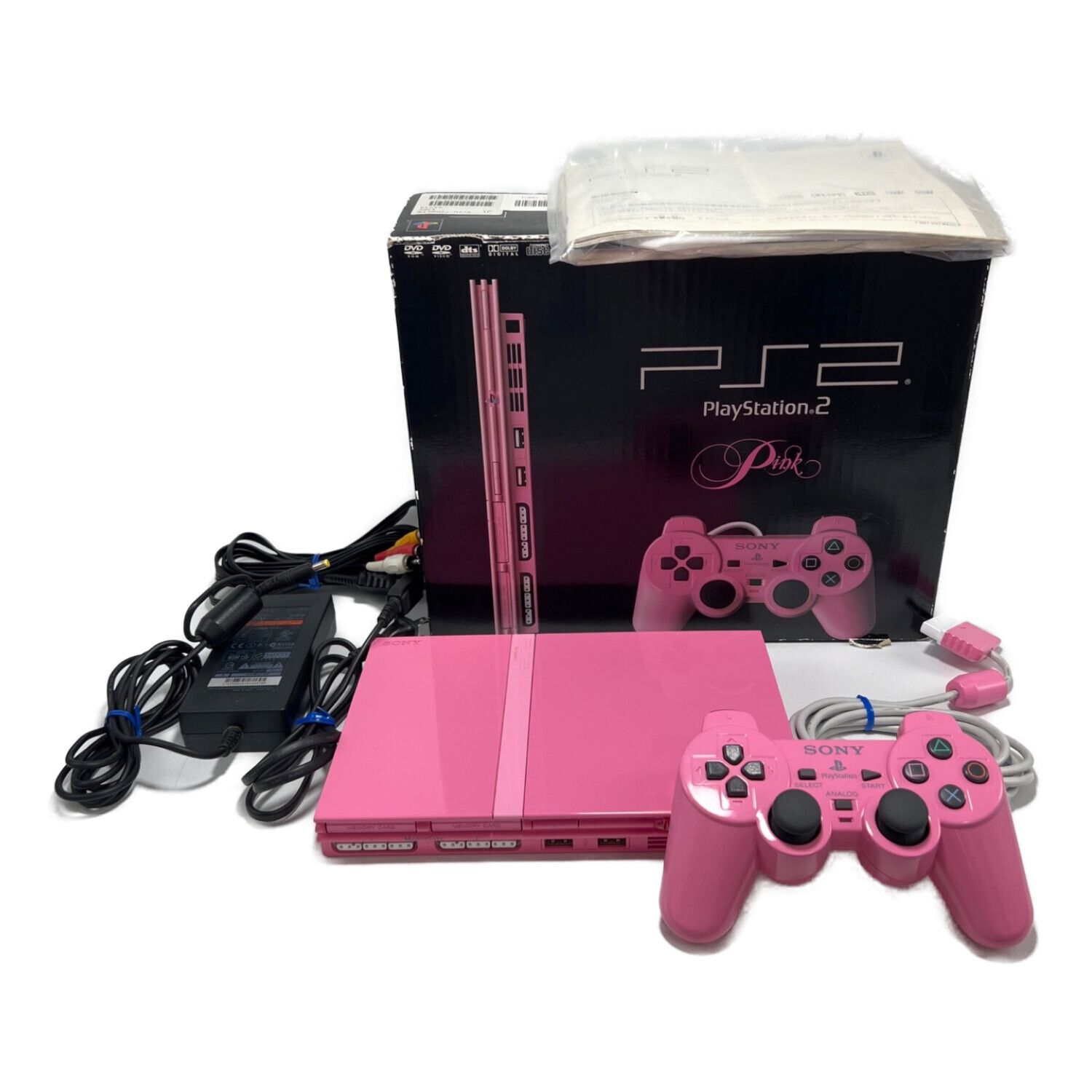PS2 プレステ2 SCPH-77000 PK ピンク 美品 限定 - 家庭用ゲーム本体