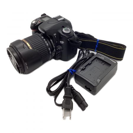 Nikon (ニコン) デジタル一眼レフカメラ TAMRONズームレンズ(DiⅡ) D80 1075万画素 APS-C 専用電池 SDHCカード対応 ■