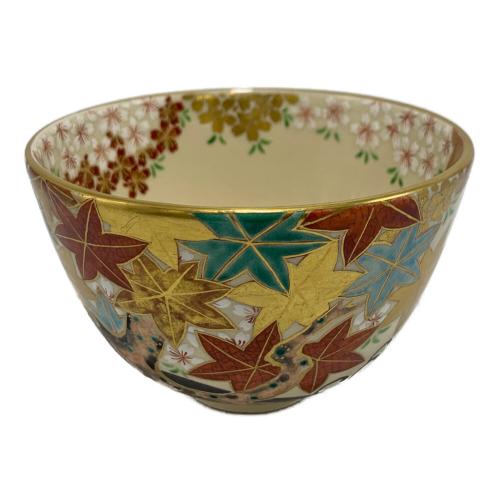 通次阿山造 茶碗 仁清雲錦