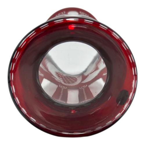 BOHEMIA GLASS (ボヘミア グラス) フラワーベース Egermann レッド