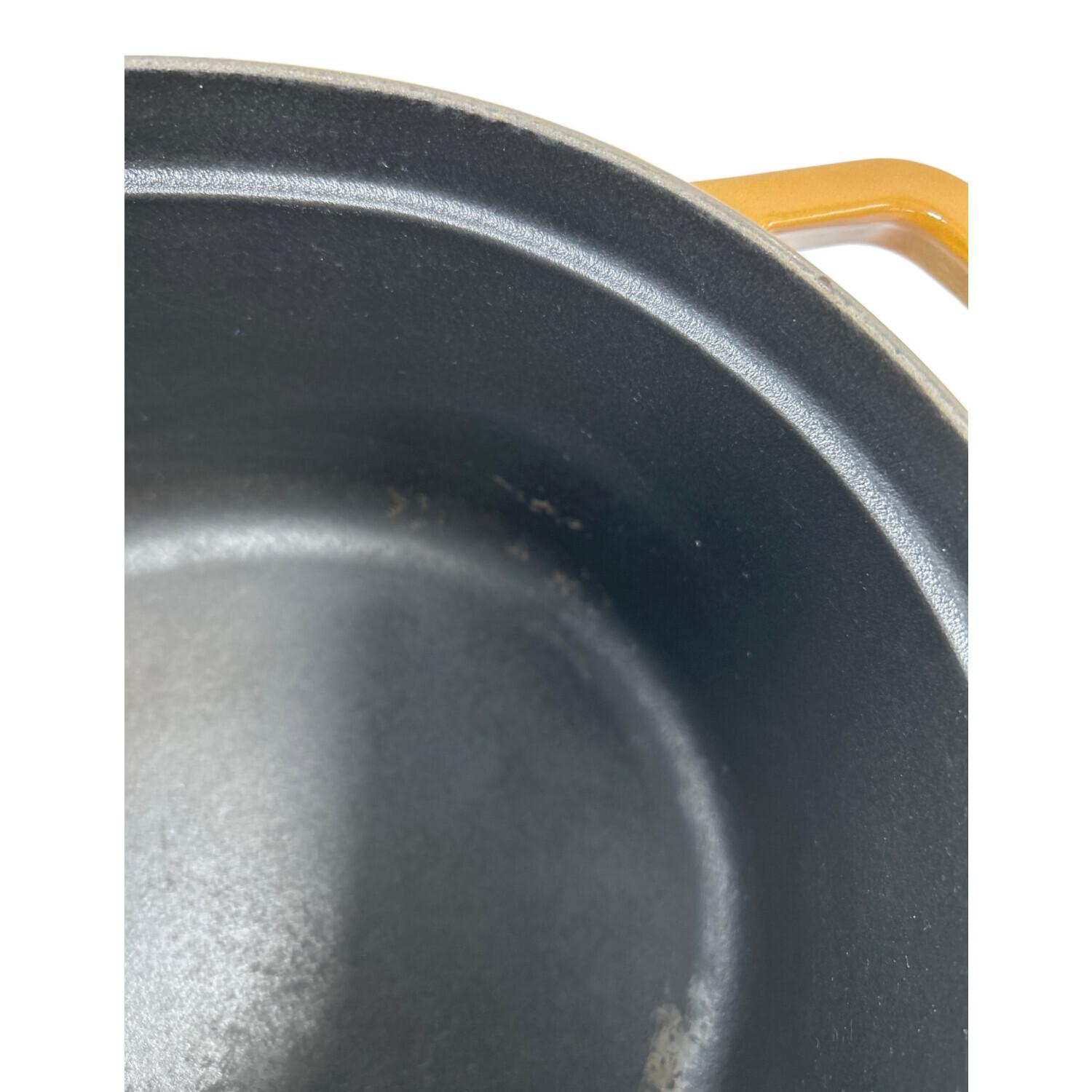 Staub (ストウブ) 鍋 マスタード オーバル31cm ピコ・ココット