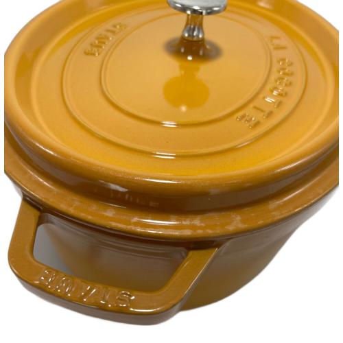 Staub (ストウブ) 鍋 マスタード オーバル31cm ピコ・ココット
