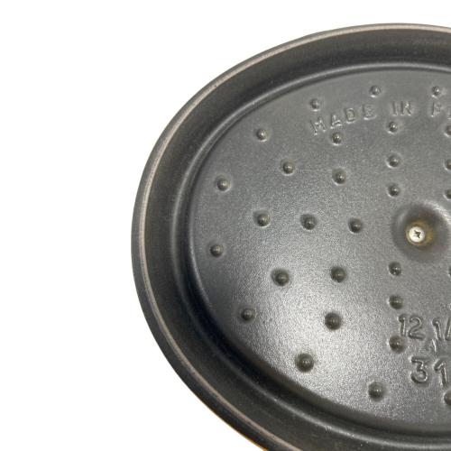 Staub (ストウブ) 鍋 マスタード オーバル31cm ピコ・ココット