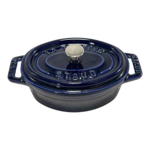 Staub (ストウブ) ピコココットオーバル ブルー 11cm
