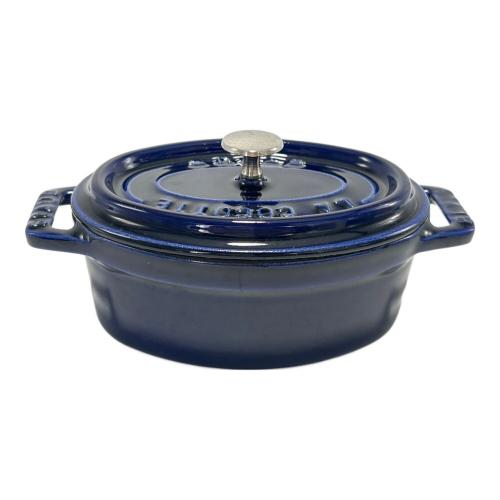 Staub (ストウブ) ピコココットオーバル ブルー 11cm