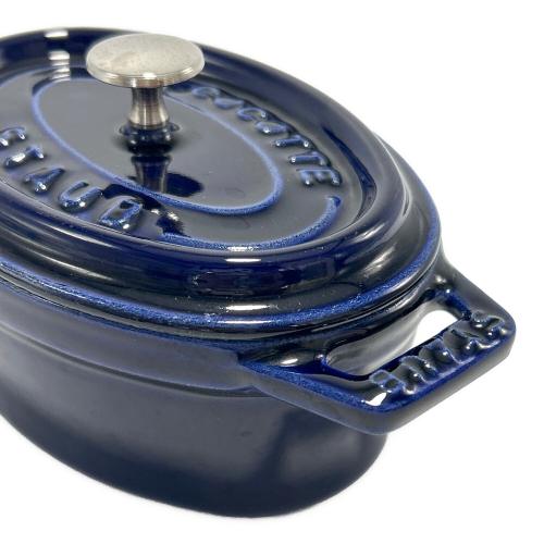 Staub (ストウブ) ピコココットオーバル ブルー 11cm